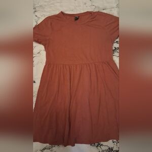 Wild Fable Terracotta Short Sleeve Dress